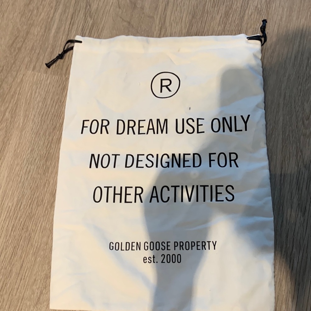 Golden goose dust bag